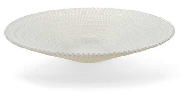 SMIRNE CENTROTAVOLA IN VETRO 40 CM BIANCO - Casabella